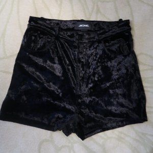BLACK VELVET SHORTS